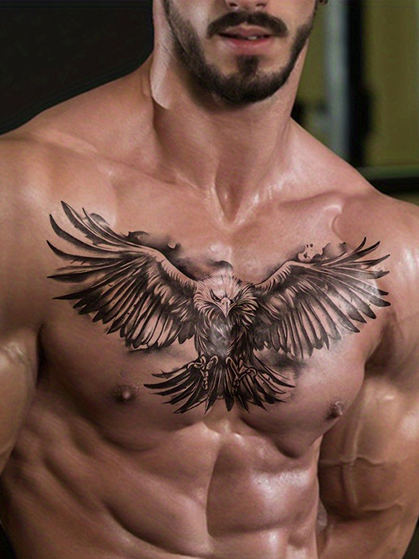 Chest and Back Tattoo Stickers